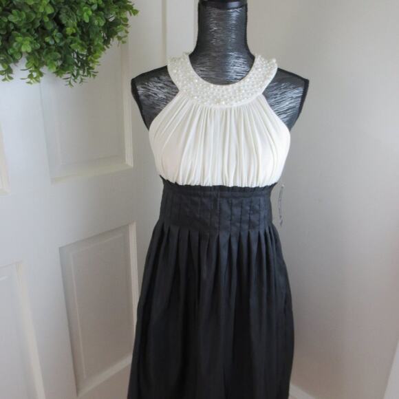 Jessica Howard Dresses & Skirts - NWT Jessica Howard Evenings Dress Black / Ivory 4